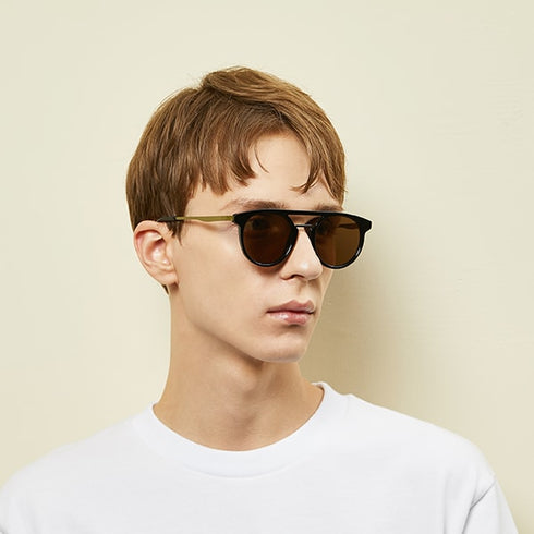 Round PC or CP Men's Sunglasses Telde
